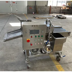 Macchina automatica per il rivestimento del pane di gamberetti per impanare la pastella di pollo