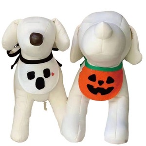 Dog Bibs Halloween Pumpkin Ghost Cartoon Festival Pet <b>Clothes</b> Fall Seasonal Accessories <b>for</b> Dogs and <b>Cats</b> - Product Image 5