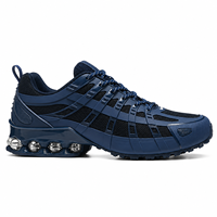Chaussures de course pour hommes amortissantes avec semelle à coussinets de ressort, baskets respirantes en maille pour la marche en extérieur et l'entraînement, vente en gros