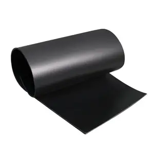 Résistant à l'huile industriel NBR haute résistance à l'abrasion Silicone noir nitrile Cr Viton caoutchouc motif feuille tapis de feuille