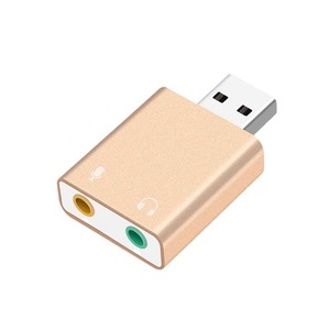Usb Sound Card 7.1 Channel External Driverless Headphone <b>Microphone</b> Adapter <b>For</b> <b>Computer</b> Laptop Desktop Audio Output - Product Image 3
