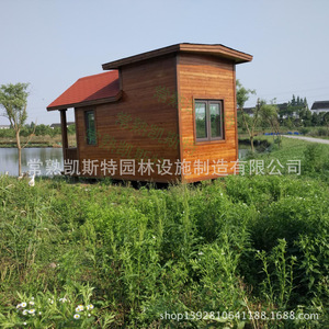 Caseta de madera anticorrosiva para exteriores, casa de madera móvil, casa de madera para zonas turísticas, caseta de madera maciza ensamblada para venta de entradas - Product Image 4