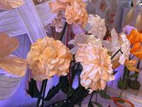 Qq98 fleur en papier Corolla de haute qualité, fleur géante de mariage, fleur en papier faite à la main, décoration de scène de mariage