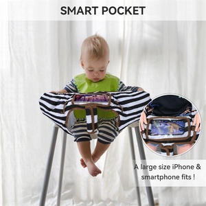 Protecteur de panier de courses personnalisé pour <span class=keywords><strong>bébé</strong></span>, coussin de chaise haute réglable, coussin de <span class=keywords><strong>protection</strong></span> pour chaise de supermarché pour tout-petit - Product Image 3