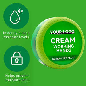 Crème pour les mains hydratante, nourrissante, sans parfum, aux ingrédients naturels et aux bienfaits anti-fissures, marque privée - Product Image 6