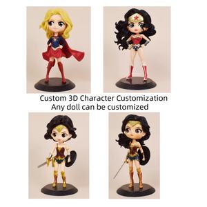 Maßgefertigte Kleine Teufelchen PVC ABS Actionfigur Niedliches Cartoon-Modell Spielzeug Neuer Zustand Forwell FW-25083003 Film-TV-Thema für - Product Image 2