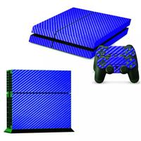 SYY Vente en gros de stickers de protection en fibre de carbone pour manette de jeu PS4, accessoires de jeu
