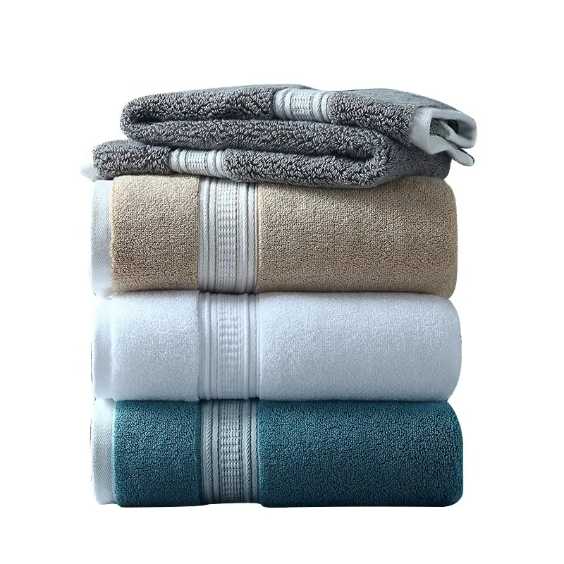 Toalla de algodón personalizada, toalla suave de alta calidad