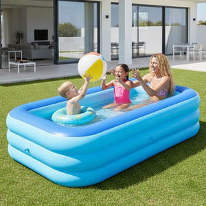 <span class=keywords><strong>Piscine</strong></span> gonflable familiale en PVC, grande, pliable, pour jardin, intérieur et extérieur, pour adultes et enfants, prix d'usine - Product Image 5