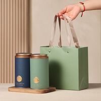Emballage en Carton Fait Main Biodégradable de 83*155 mm pour Bougie Parfumée de Luxe en Cire de Soja Naturelle, Pot en Verre, Boîte et Tube en Papier