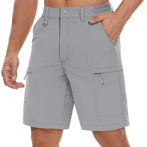 Pantaloncini da <span class=keywords><strong>uomo</strong></span> leggeri estivi personalizzati 5 tasche pantaloni corti Casual pantaloncini da campeggio sport Cargo da <span class=keywords><strong>uomo</strong></span> - Product Image 4