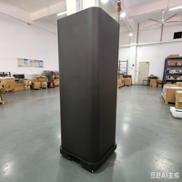 Vitrine LED cylindrique Yizhicai, directement de l'usine, P1.8 P2.5 GOB, taille personnalisée, affichage LED vertical rotatif, OEM ODM, longue garantie