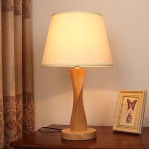 Lampe de table en bois massif simple et moderne, créative, romantique, élégante, chaude, personnalisée pour la chambre à coucher, la table de chevet, l'hôtel, le salon, la maison - Product Image 6