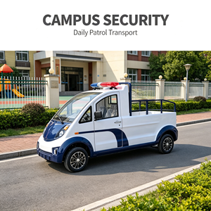 Vehículo Eléctrico Chino de Ambulancia, Camioneta de Patrulla Eléctrica de 4 Plazas, Vehículo de Carga para Seguridad en Campus y Transporte Utilitario - Product Image 2
