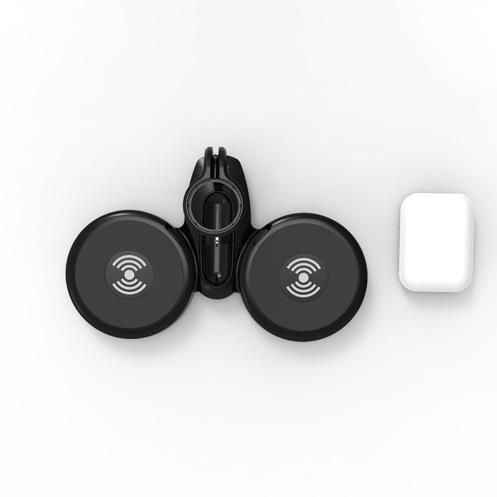 Беспроводная зарядная станция 4-1 для Apple iWatch Series 6/5/4/3/2/1 с iPhone 11/11 Pro/X/Xr/Xs/8 и т. Д.