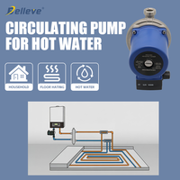 Pompe de circulation automatique silencieuse pour douche domestique à eau chaude sous pression