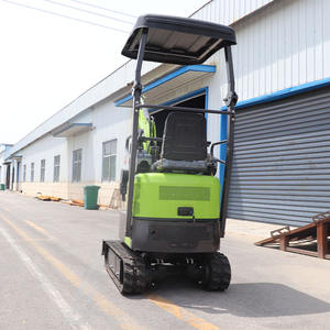 Mini-excavatrice sur chenilles jaune/verte China Somate, moteur CE EURO5 EPA, boîte de vitesses PLC, garantie 1,5 an, godet court de 0,02 m - Product Image 4