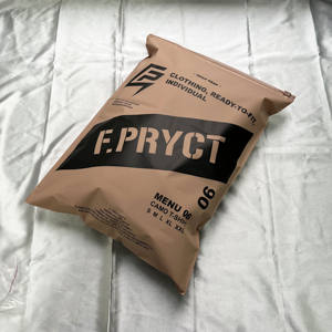 Bolsas de Plástico Marrón con Cierre Personalizadas para Empacar Camisetas, Trajes de Baño, Calcetines - Bolsa para Ropa con Cierre y Logotipo - Product Image 5