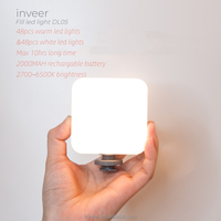 Inveer DV L6RGB – Mini Lumière d'Appoint LED RVB Portable pour Appareil Photo, Idéale pour la Photographie et la Vidéo, Prise en Charge du Logo Personnalisé, Vente en Gros