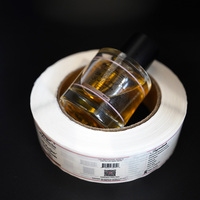 Personnalisation individualisée rouleau étanche à l'eau petite taille parfum huile autocollants étiquettes d'impression colorées pour bouteille en verre de 10ml