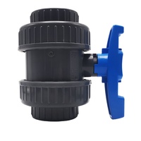 Offre Spéciale traitement de l'eau cpvc pvc plastique True Union vanne à bille Double union vanne à bille