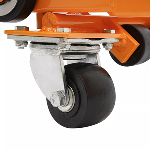 Carretilla elevadora manual de acero de alta calidad con 4 ruedas, autoelevable, accionada por aire, para recuperación de patines y carga de ruedas de vehículos - Product Image 2