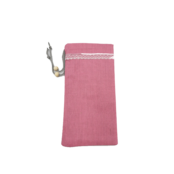Silvery Blocking Faraday Fabric Anti Radiation Mobile Phone Bags