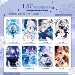 Venta caliente al por mayor tamaño A4 Xinka First Missing Goddess Story Card Board Waifu Yae Miko <span class=keywords><strong>Ganyu</strong></span> Doujin juguetes regalo de Navidad - Product Image 2
