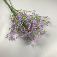Bunga Baby Breath Plastik Dekoratif, Buket Bunga Buatan, Rangkaian Bunga Pernikahan, Berbagai Warna, Semprotan Gypsophila