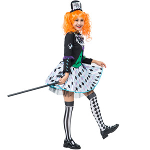 XJ La Historia del <span class=keywords><strong>Mago</strong></span> <span class=keywords><strong>de</strong></span> <span class=keywords><strong>Oz</strong></span> - País <span class=keywords><strong>de</strong></span> las Maravillas <span class=keywords><strong>de</strong></span> Ensueño - Disfraz <span class=keywords><strong>de</strong></span> Payaso - Disfraz para Jugar - Product Image 3