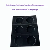 Emballage cadeau écologique avec doublure en EVA floquée personnalisée, support intérieur en mousse EVA, éponge pour bijoux, montage en EVA, velours haut de gamme