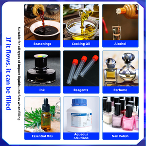 Petite <span class=keywords><strong>machine</strong></span> de remplissage de bouteilles dotée d'un système anti-goutte <span class=keywords><strong>pour</strong></span> garantir la précision et la rapidité du remplissage - Product Image 4