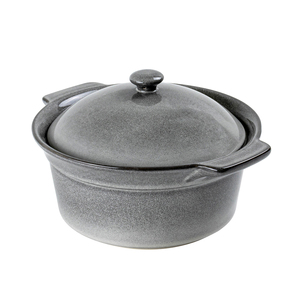 <span class=keywords><strong>UNICASA</strong></span>-cazuela redonda con tapa, cazuela reactiva, color gris - Product Image 1