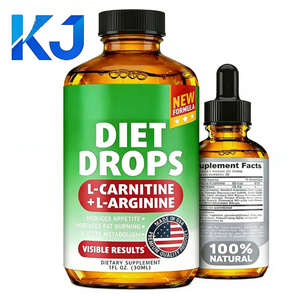 Suplemento Líquido Oral Natural para Adelgazar, Quemador de Grasa Rápido, L-Carnitina, L-Arginina, Gotas para Bajar de Peso, <span class=keywords><strong>Dieta</strong></span>, Adultos - Product Image 1