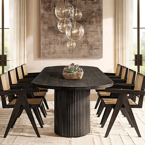 Meubles Kumusi, tables <span class=keywords><strong>et</strong></span> chaises de <span class=keywords><strong>salle</strong></span> à <span class=keywords><strong>manger</strong></span> en bois massif de style nordique, table en bois naturel simple <span class=keywords><strong>et</strong></span> moderne pour le salon - Product Image 3