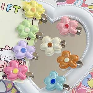 Pinzas para el Cabello con Flores para Niñas, Accesorios para el Cabello de Bebés, Pinzas para el Cabello con Diseño de Princesa Coreana - Product Image 2