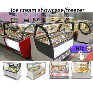 Congelador pequeño de 12 bandejas con enfriamiento por aire para helados y pasteles, uso en restaurantes, acero inoxidable, 12 bandejas para exhibición de helados, leche y frutas - Product Image 6