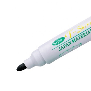 Ensemble de marqueurs textiles ST120, 6 couleurs, pointe biseautée, encre permanente non toxique pour vêtements et sacs - Product Image 2