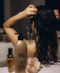 Armalla Salon OEM Organic Repairing Hydrating Moroccan Argan Oil Shampoo with Vitamin E for Color-treated Hair - Product Image 6