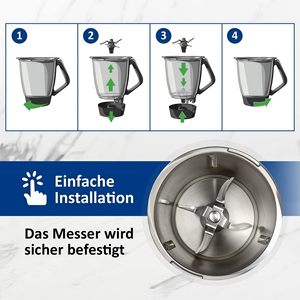 Lame de rechange <span class=keywords><strong>pour</strong></span> <span class=keywords><strong>Thermomix</strong></span> <span class=keywords><strong>TM5</strong></span> TM6 TM7, couteau de mixage <span class=keywords><strong>pour</strong></span> la cuisine - Product Image 4