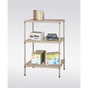 Organisateur de rangement domestique à plusieurs niveaux disponible, étagère en métal perforé à 4 niveaux en provenance d'une usine chinoise - Product Image 5