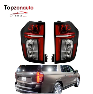 ไฟท้าย LED รุ่นใหม่ Topzonauto เลนส์ใส ABS สำหรับ Chevrolet Tahoe 2021-2024 OEM 84849416 84849417 ไฟเบรก<span class=keywords><strong>สี</strong></span><span class=keywords><strong>แดง</strong></span> - Product Image 1