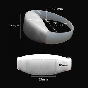 Spike Shamballa LED bracciale luce blu movimento attivato colore cambia telecomando controllato DMX512 200-300m gamma Silicone - Product Image 2