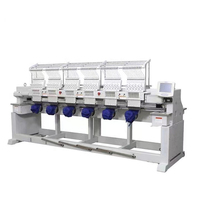Machine à broder industrielle à 6 têtes, prix au Pakistan, avec lecteur USB, lien de connexion, cerceau de vente, Lahor, avec 6 têtes
