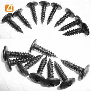 #8x3/4" Fosfatado Negro Tornillo Para Madera Autoperforante Cabeza Flangeada Punta <strong>Aguja</strong> - Product Image 5