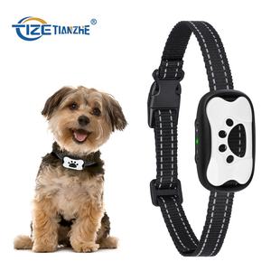 Tize-<span class=keywords><strong>Collar</strong></span> antiladridos con forma de pata para perros, <span class=keywords><strong>Collar</strong></span> antiladridos con vibración de pitido inofensivo con batería - Product Image 4
