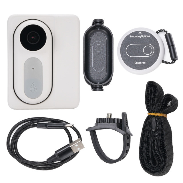 Body Mounted Camera Long Battery Life 1080P IPX7 Waterproofing WiFi Sports Camera for Pets Swimming Travel Work