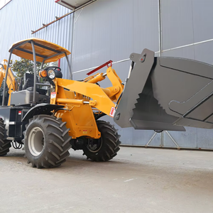 Trái đất-di chuyển máy móc bánh xe mini loader mới và sử dụng backhoe máy xúc máy kéo backhoe Mini Skid chỉ đạo loader lật - Product Image 6