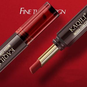 KAQILI <span class=keywords><strong>Rouge</strong></span> à lèvres nude hydratant sans transfert <span class=keywords><strong>Rouge</strong></span> à lèvres texture chocolat lisse anti-baiser longue durée - Product Image 2