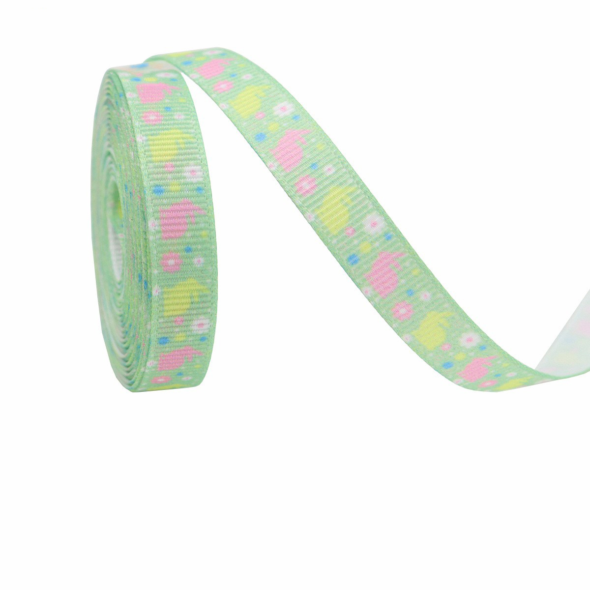 Lapin vert-rose et jaune-1 cm * 10 mètres